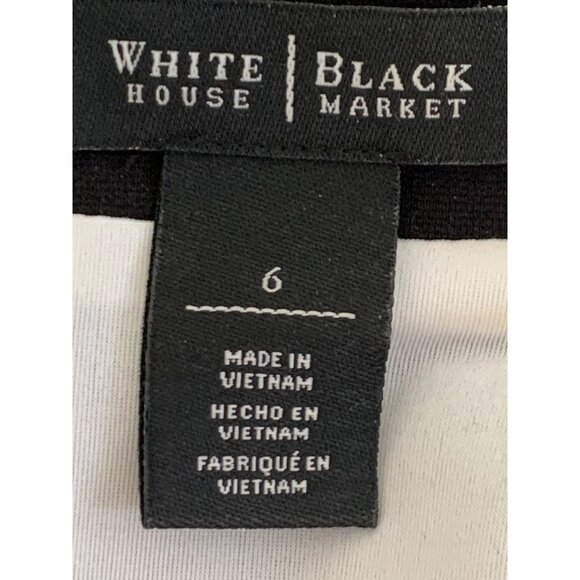 White House Black Market Sheath Dress Colorblock Mini Size 6 New  8748 - Picture 5 of 8